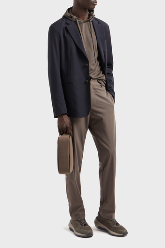 Emporio Armani Regular Fit Normal Bel Düz Paça Esnek Erkek Pantolon EM001505 AF10047 U6200 KAHVE - 3