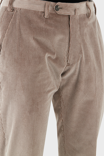 Emporio Armani Regular Fit Pamuklu Normal Bel Kadife Erkek Pantolon EM000076 TE11124 U6171 BEJ - 10