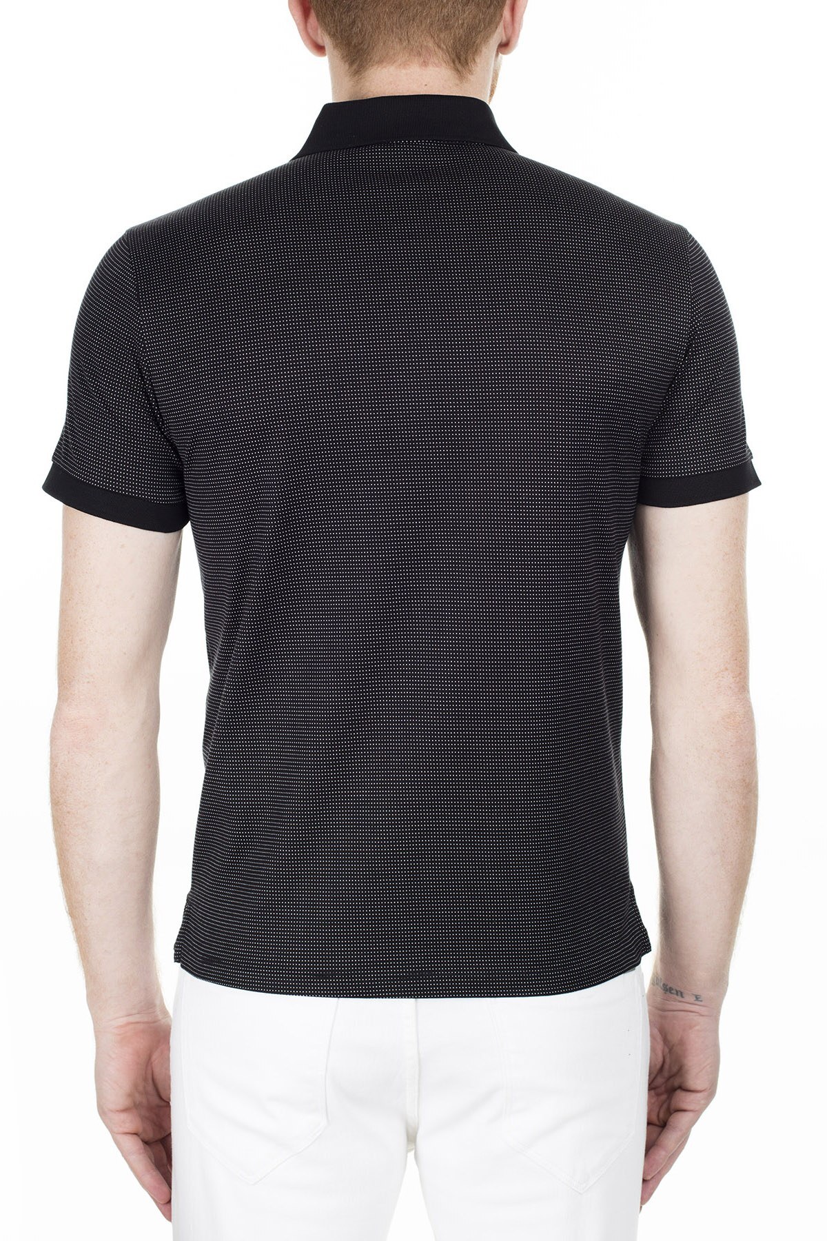 Emporio Armani Regular Fit T Shirt Erkek Polo 3H1F64 1JERZ F011 SİYAH