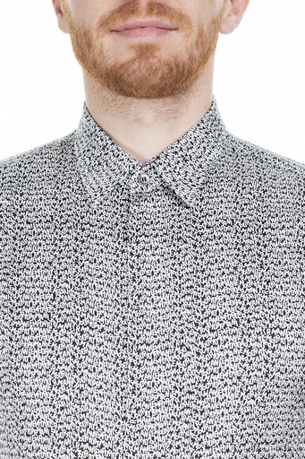Emporio Armani Slim Fit Erkek Gömlek 3H1CL6 1NJJZ F042 BEYAZ - 6