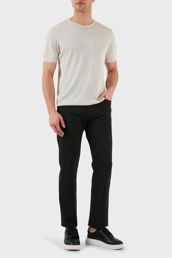 Emporio Armani Slim Fit Normal Bel Düz Paça Jeans Erkek Kot Pantolon EM001713 TE11112 U8113 ANTRASİT - 2