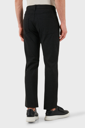 Emporio Armani Slim Fit Normal Bel Düz Paça Jeans Erkek Kot Pantolon EM001713 TE11112 U8113 ANTRASİT - 6