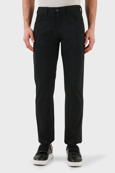 Emporio Armani Slim Fit Normal Bel Düz Paça Jeans Erkek Kot Pantolon EM001713 TE11112 U8113 ANTRASİT - 1