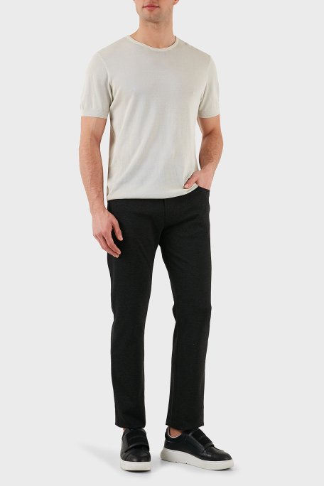Emporio Armani Slim Fit Normal Bel Düz Paça Jeans Erkek Kot Pantolon EM001713 TE11112 U8113 ANTRASİT - 2