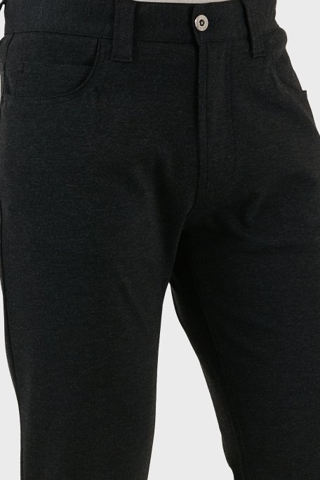 Emporio Armani Slim Fit Normal Bel Düz Paça Jeans Erkek Kot Pantolon EM001713 TE11112 U8113 ANTRASİT - 5