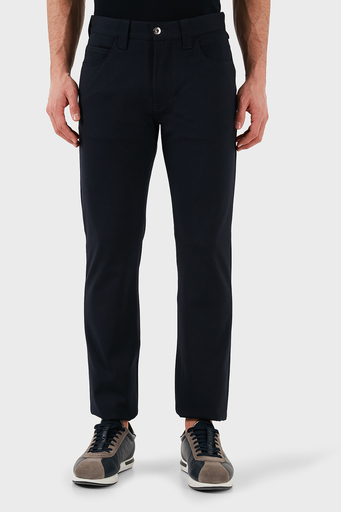 Emporio Armani Slim Fit Normal Bel Düz Paça Jeans Erkek Kot Pantolon EM001713 TE11112 UB081 LACİVERT - 1