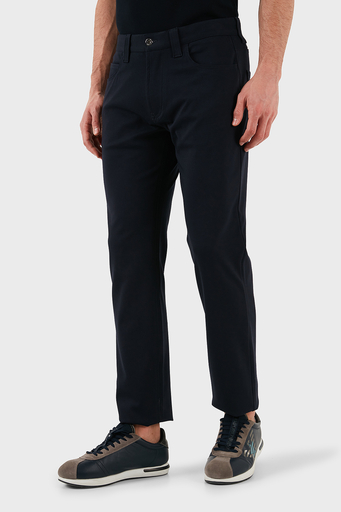 Emporio Armani Slim Fit Normal Bel Düz Paça Jeans Erkek Kot Pantolon EM001713 TE11112 UB081 LACİVERT - 3