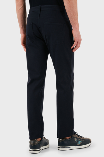 Emporio Armani Slim Fit Normal Bel Düz Paça Jeans Erkek Kot Pantolon EM001713 TE11112 UB081 LACİVERT - 7