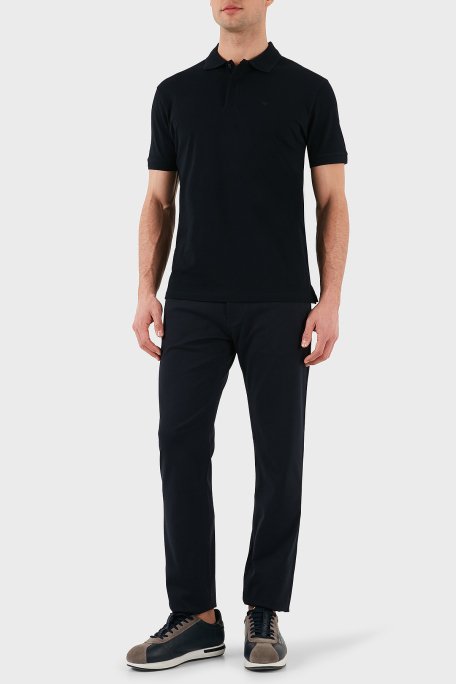 Emporio Armani Slim Fit Normal Bel Düz Paça Jeans Erkek Kot Pantolon EM001713 TE11112 UB081 LACİVERT - 2