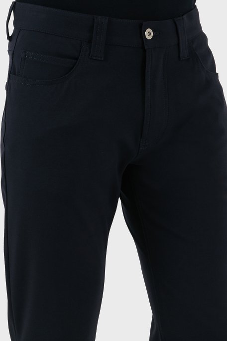 Emporio Armani Slim Fit Normal Bel Düz Paça Jeans Erkek Kot Pantolon EM001713 TE11112 UB081 LACİVERT - 5