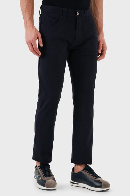 Emporio Armani Slim Fit Normal Bel Düz Paça Jeans Erkek Kot Pantolon EM001713 TE11112 UB081 LACİVERT - 6