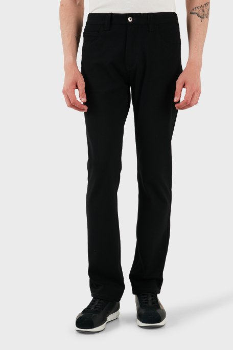 Emporio Armani Slim Fit Normal Bel Düz Paça Jeans Erkek Kot Pantolon EM001713 TE11112 UC001 SİYAH - 1