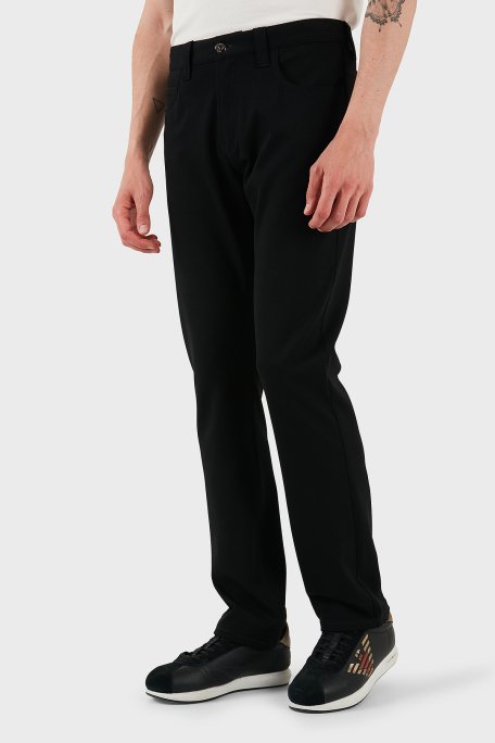 Emporio Armani Slim Fit Normal Bel Düz Paça Jeans Erkek Kot Pantolon EM001713 TE11112 UC001 SİYAH - 3