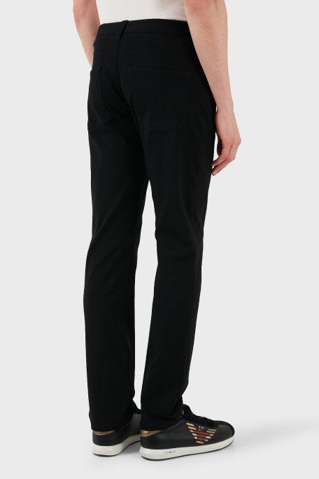 Emporio Armani Slim Fit Normal Bel Düz Paça Jeans Erkek Kot Pantolon EM001713 TE11112 UC001 SİYAH - 6