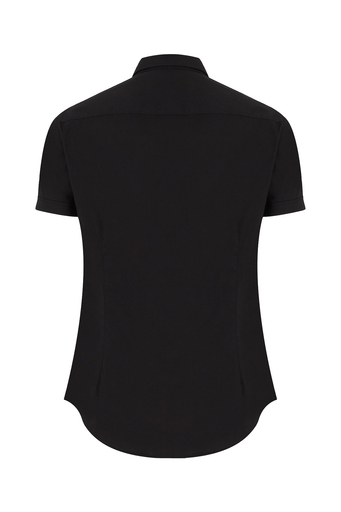 Emporio Armani Slim Fit Pamuklu Erkek Gömlek 8N1C10 1N06Z 0999 SİYAH - 2