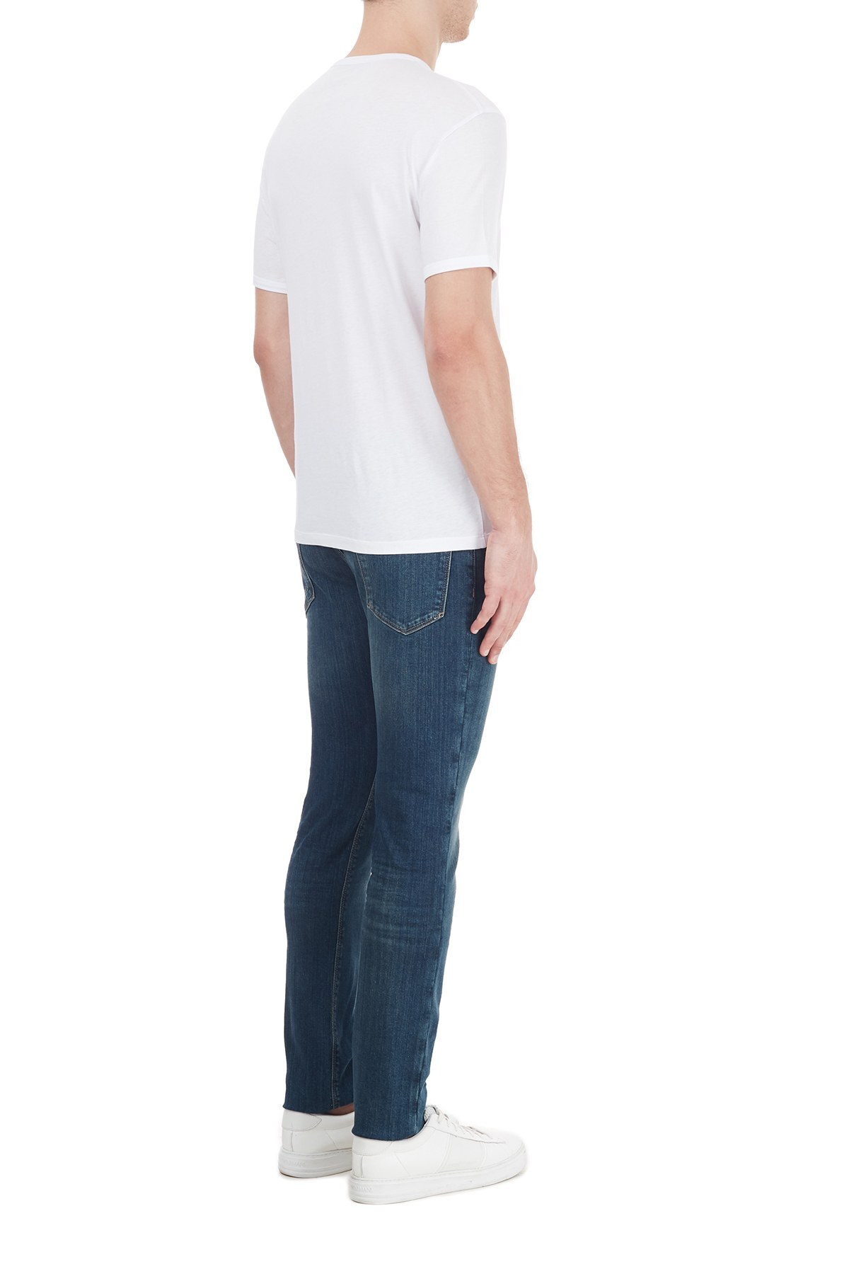 Emporio Armani Slim Fit Pamuklu J06 Jeans Erkek Kot Pantolon 6H1J06 1DR6Z 0942 MAVİ
