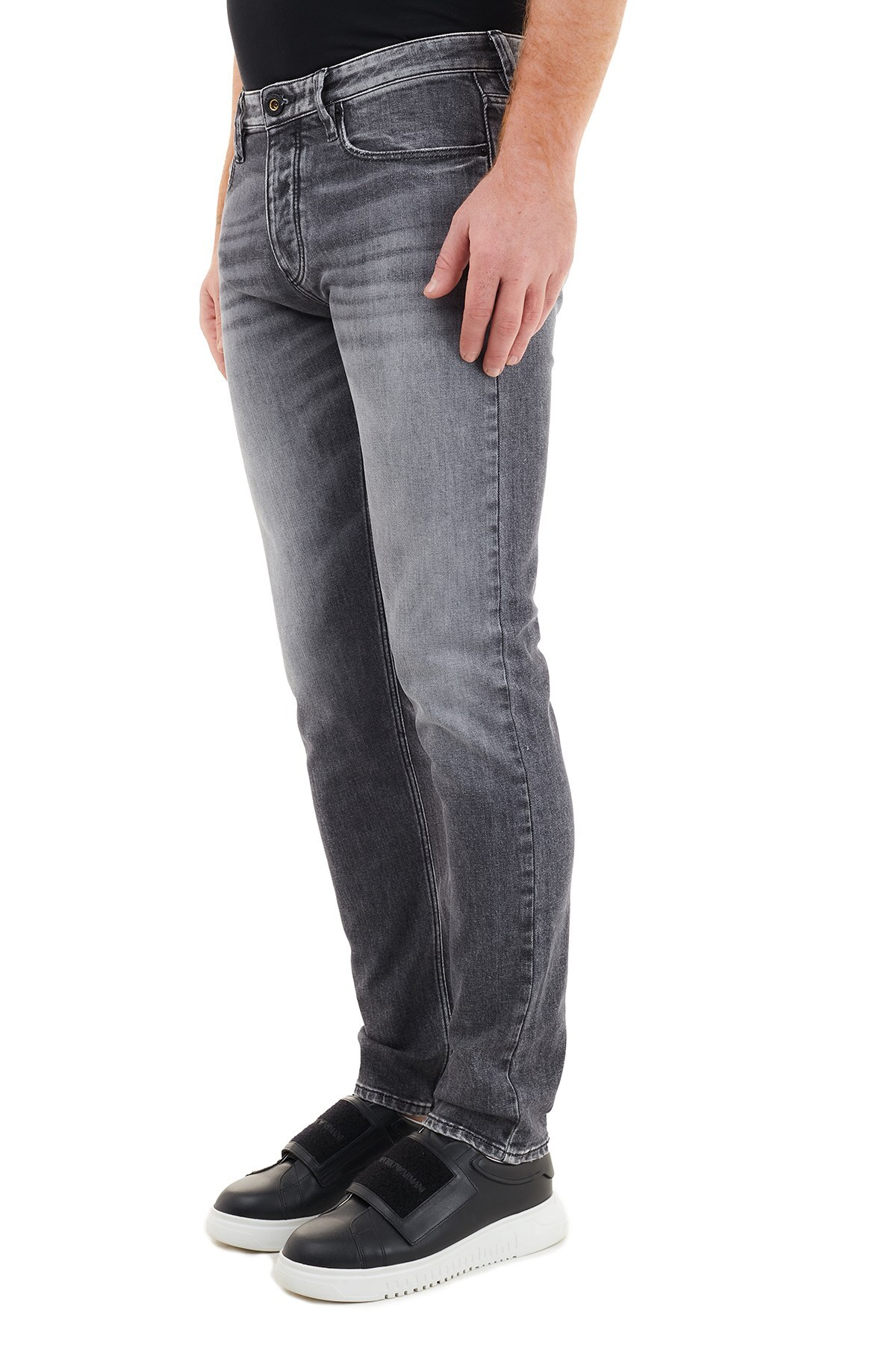 Emporio Armani Slim Fit Pamuklu J75 Jeans Erkek Kot Pantolon S 6H1J75 1DU0Z 0007 SİYAH