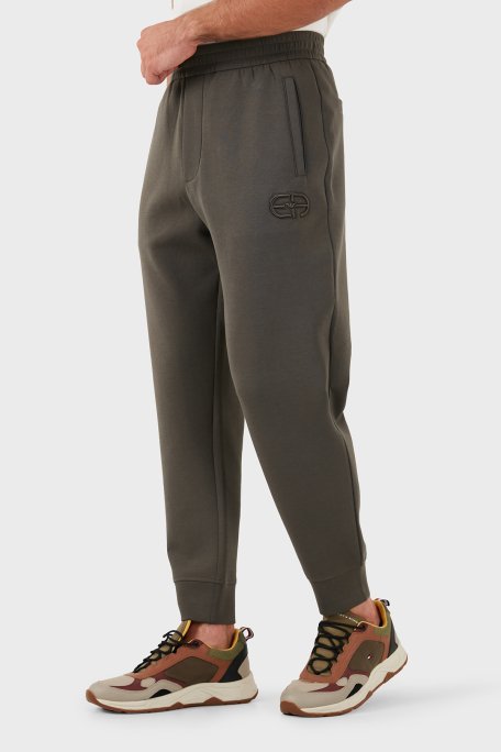 Emporio Armani Slim Fit Pamuklu Logolu Beli Lastikli Cepli Erkek Pantolon 8N1PT0 1JHSZ 06K0 HAKİ - 5