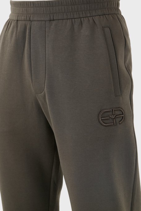 Emporio Armani Slim Fit Pamuklu Logolu Beli Lastikli Cepli Erkek Pantolon 8N1PT0 1JHSZ 06K0 HAKİ - 6