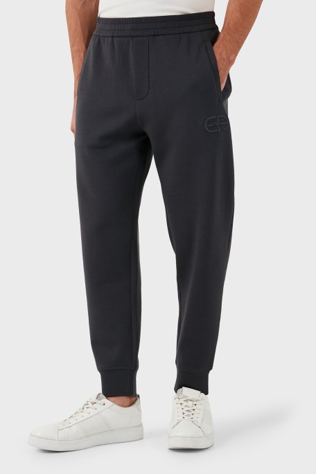 Emporio Armani Slim Fit Pamuklu Logolu Beli Lastikli Cepli Erkek Pantolon 8N1PT0 1JHSZ 0842 ANTRASİT - 1