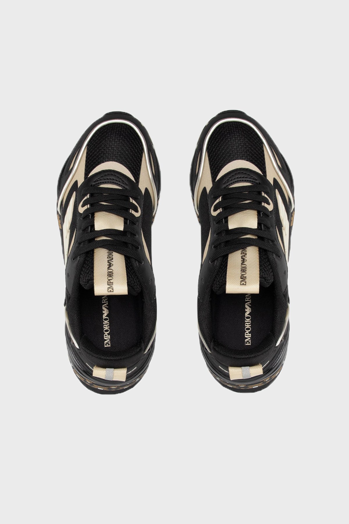 Emporio Armani Sneaker Bayan Ayakkabı X3X126 XN029 Q495 SİYAH