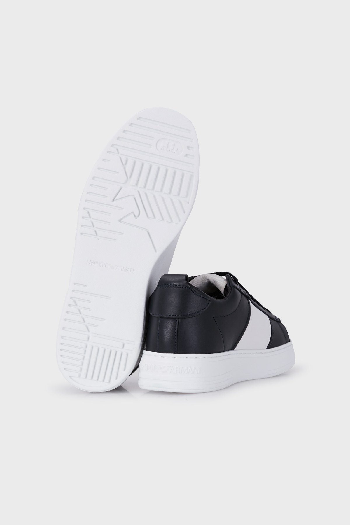 Emporio Armani Sneaker Deri Erkek Ayakkabı S X4X287 XM716 Q096 SİYAH