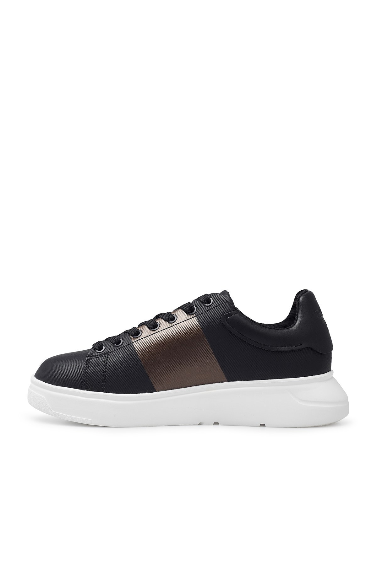 Emporio Armani Sneaker Erkek Ayakkabı S X4X264 XM491 M990 SİYAH-BEYAZ