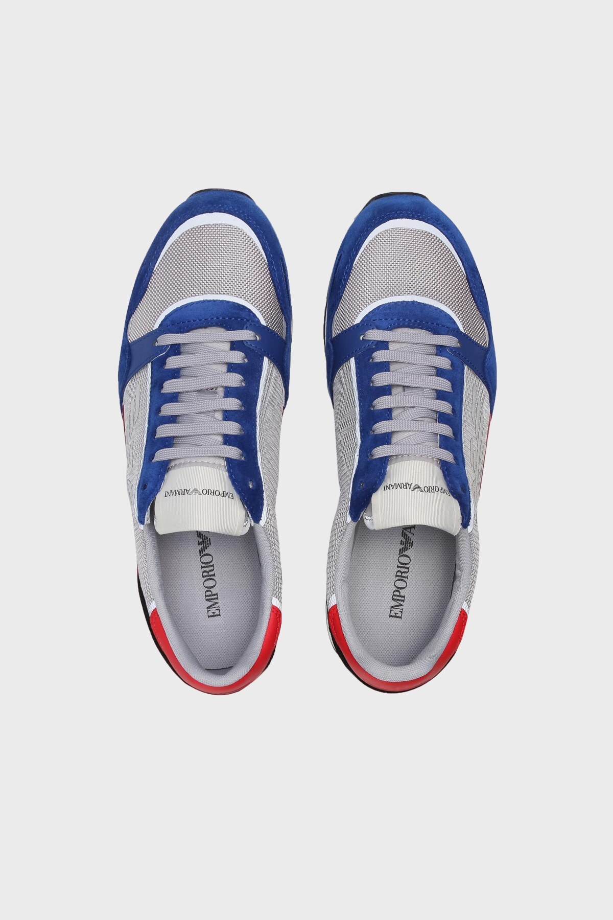 Emporio Armani Sneaker Erkek Ayakkabı S X4X537 XM678 N641 GRİ-SAKS