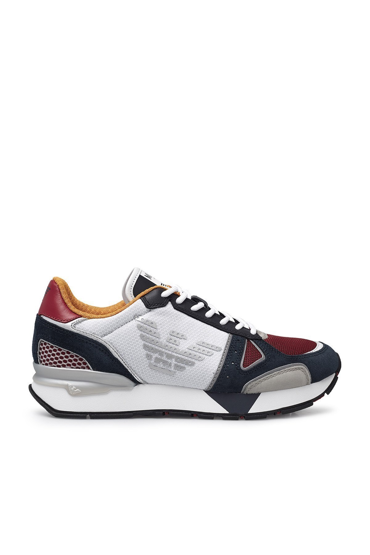 Emporio Armani Sneaker Erkek Ayakkabı X4X289 XM499 N244 BEYAZ-LACİVERT