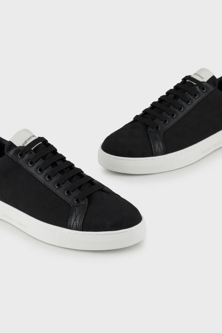 Emporio Armani Sneaker Erkek Ayakkabı X4X316 XM741 K001 SİYAH - 3