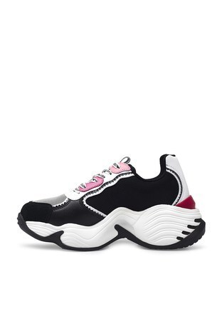 Emporio Armani - Emporio Armani Sneaker Bayan Ayakkabı S X3X115 XM509 N107 SİYAH-BEYAZ (1)