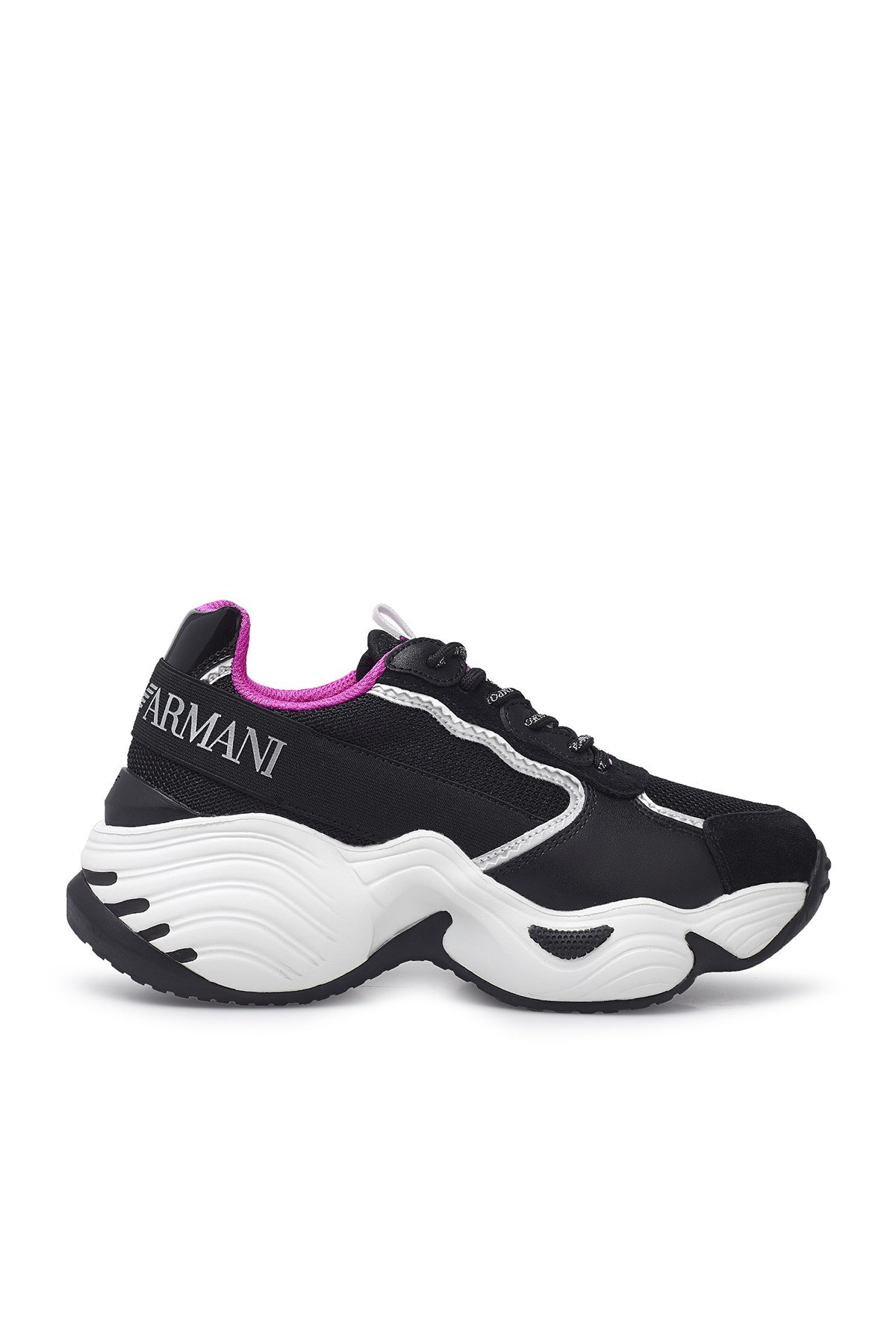 Emporio Armani Sneaker Kadın Ayakkabı X3X088 XM059 N102 SİYAH