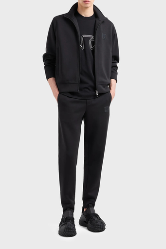 Emporio Armani Streç Logolu Slim Fit Erkek Eşofman Takımı 6D1D72 1JRRZ 0999 SİYAH - 9