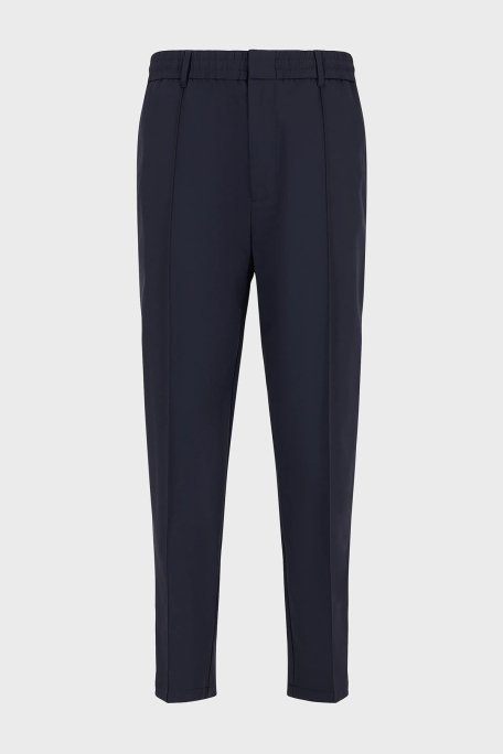 Emporio Armani Streç Normal Bel Tapered Fit Erkek Pantolon EM000045 AF10061 UB118 LACİVERT - 5