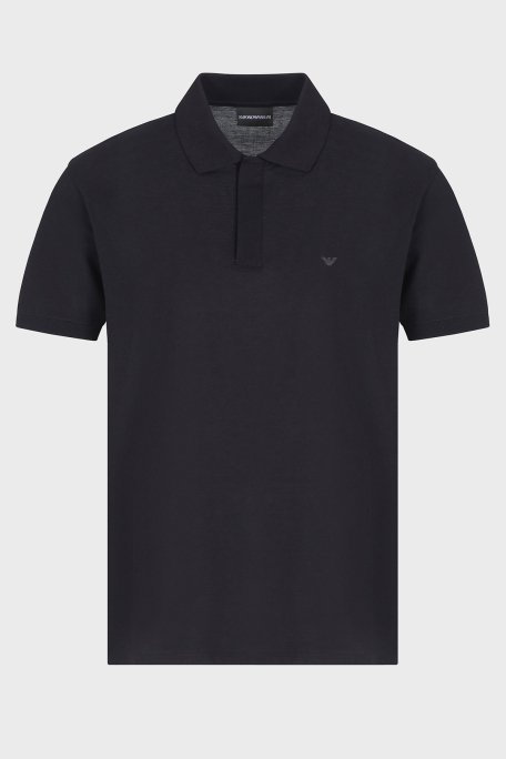 Emporio Armani Streç Pamuklu Regular Fit Düğmeli Erkek Polo Yaka T Shirt EM001146 AF13742 UB118 LACİVERT - 5