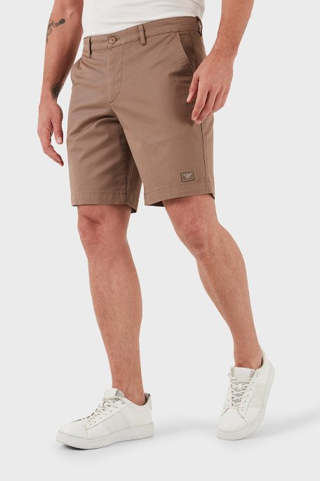 Emporio Armani Streç Pamuklu Regular Fit Normal Bel Erkek Short EM000591 AF12336 U6189 TOPRAK - 4