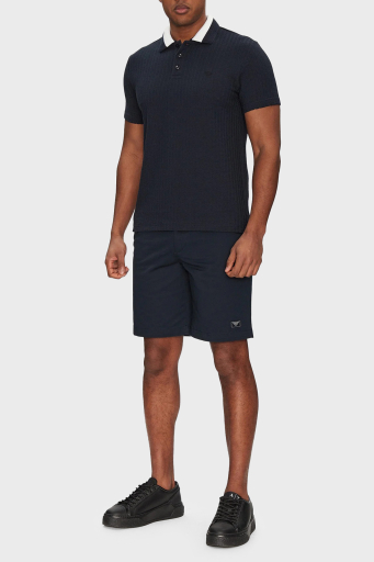 Emporio Armani Streç Pamuklu Regular Fit Normal Bel Erkek Short EM000591 AF12336 UB102 LACİVERT - 2