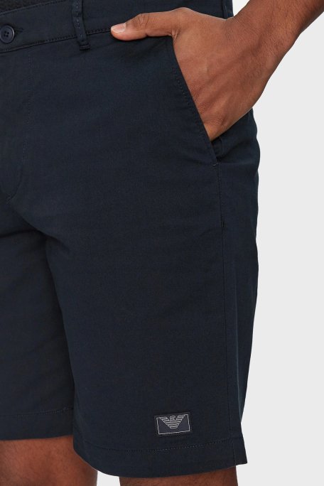 Emporio Armani Streç Pamuklu Regular Fit Normal Bel Erkek Short EM000591 AF12336 UB102 LACİVERT - 4