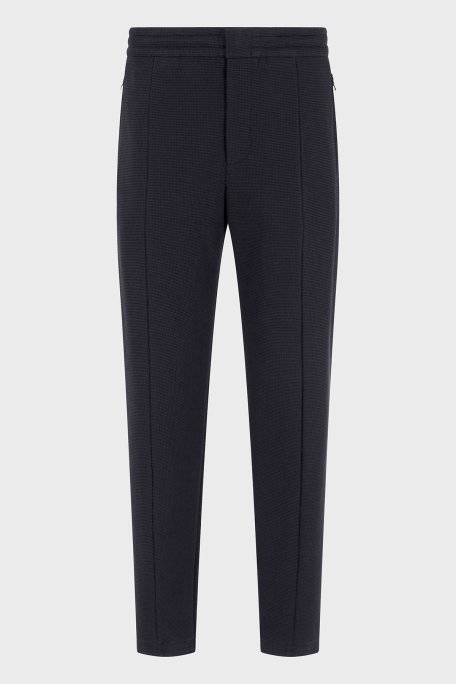 Emporio Armani Streç Pamuklu Regular Fit Yüksek Bel Düz Paça Chino Erkek Pantolon EM000954 AF13358 UB118 LACİVERT - 5