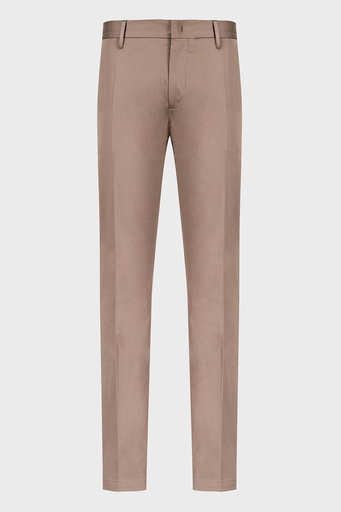 Emporio Armani Streç Pamuklu Regular Fit Yüksek Bel Düz Paça Kumaş Erkek Pantolon 8N1P15 1NJ7Z 0144 BEJ - 5