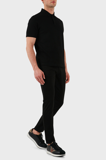 Emporio Armani Streç Pamuklu Slim Fit Normal Bel Düz Paça Jeans Erkek Kot Pantolon EM000121 AF14123 UC001 SİYAH - 3
