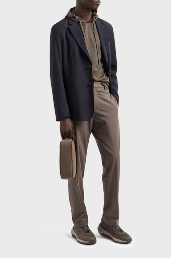 Emporio Armani Streç Regular Fit Apaş Yaka Blazer Erkek Ceket EM001012 AF10047 UB118 LACİVERT - 3