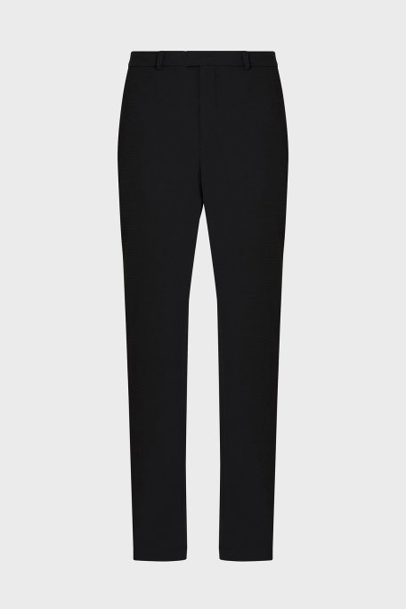 Emporio Armani Streç Regular Fit Normal Bel Düz Paça Chino Erkek Pantolon EM000158 TE13591 UC001 SİYAH - 5