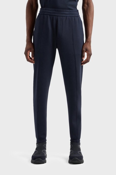 Emporio Armani Streç Regular Fit Normal Bel Lastikli Paça Jogger Erkek Pantolon EM000315 AF10103 UB118 LACİVERT - 1