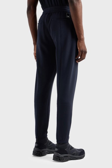 Emporio Armani Streç Regular Fit Normal Bel Lastikli Paça Jogger Erkek Pantolon EM000315 AF10103 UB118 LACİVERT - 2
