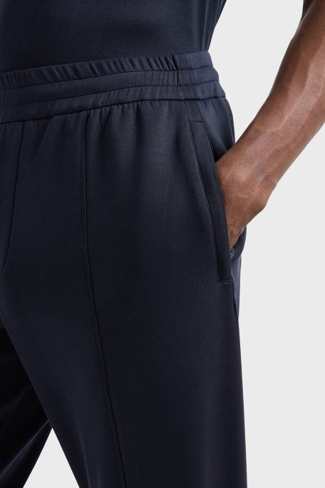 Emporio Armani Streç Regular Fit Normal Bel Lastikli Paça Jogger Erkek Pantolon EM000315 AF10103 UB118 LACİVERT - 3