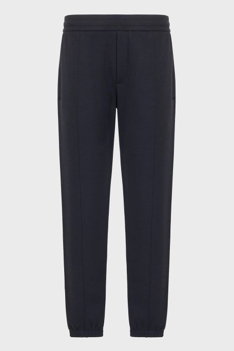 Emporio Armani Streç Regular Fit Normal Bel Lastikli Paça Jogger Erkek Pantolon EM000315 AF10103 UB118 LACİVERT - 4