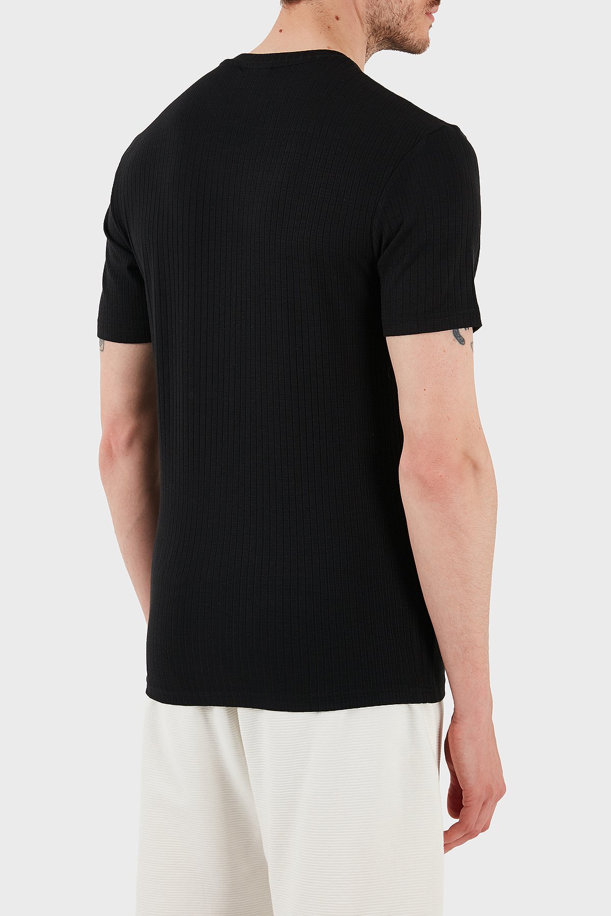 【即発】EMPORIO ARMANI Tシャツ EM000379 AF12034 UC001 Emporio Armani Streç Slim Fit Bisiklet Yaka Erkek T Shirt