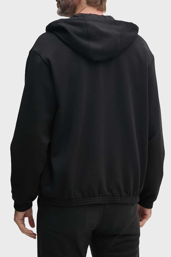 Emporio Armani Suya Dayanıklı Streç Pamuklu Çift Taraflı Bomber Erkek Ceket 6D1MD3 1JHSZ 0999 SİYAH - 10