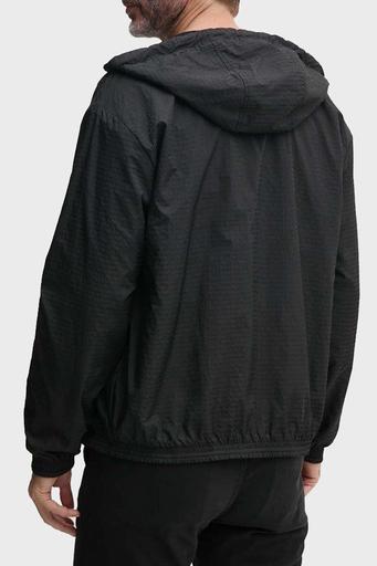 Emporio Armani Suya Dayanıklı Streç Pamuklu Çift Taraflı Bomber Erkek Ceket 6D1MD3 1JHSZ 0999 SİYAH - 11